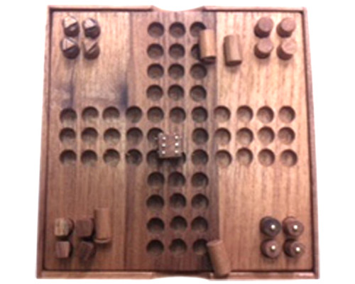 Парчеси (parcheesi, Ludo) - тактильная настольна игра для двух, трёх или четырёх игроков.