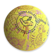 Резиновый звенящий мяч для слепых Rubber Bell Ball