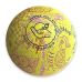 Резиновый звенящий мяч Rubber Bell Ball — яркий, с бабочками, для игры и бассейна