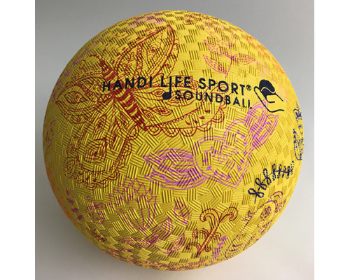 Резиновый звенящий мяч