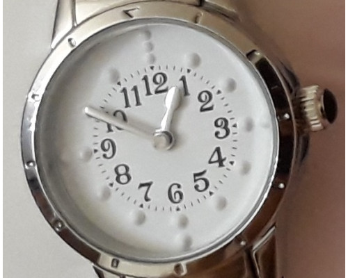 Кварцевые женские наручные часы с тактильными метками HV-TQ