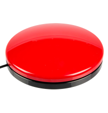 Большая кнопка Big Buddy Button 11,5 см, красная, плоский корпус