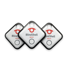Набор трёх звуковых брелоков BlindShell Beep
