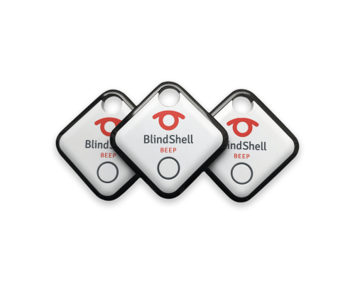 Три звуковых брелока BlindShell Beep — ключи, сумка и кошелёк найдутся по сигналу