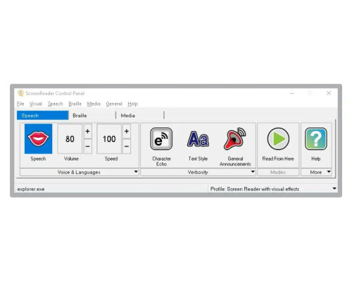 Dolphin ScreenReader — программа экранного доступа с речью и Брайлем