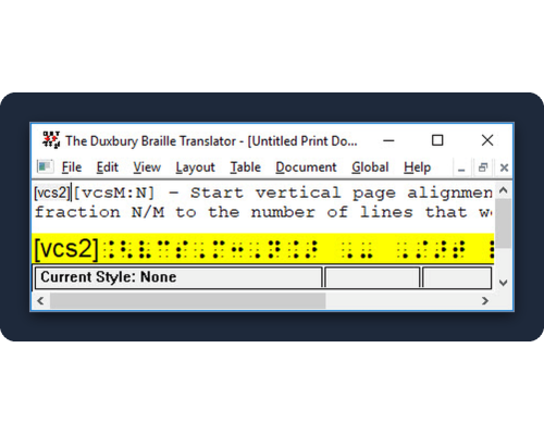 Duxbury Braille Translator — перевод текстов на шрифт Брайля, в том числе украинский