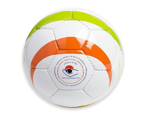 Футзальный мяч Rainbow для футбола слепых — 6 звуковых устройств и радужный цвет