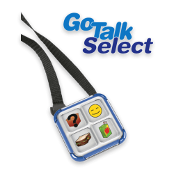 Коммуникатор GoTalk Select на 12 сообщений с клипсой и зарядкой USB
