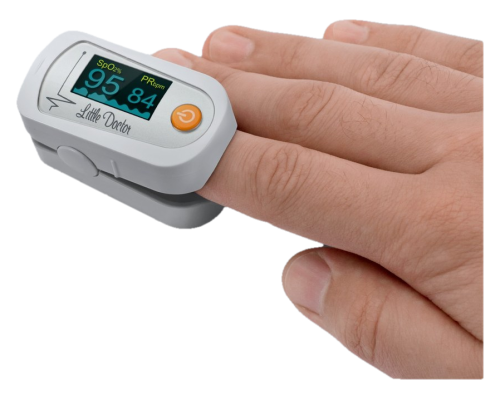 Пульсоксиметр Little Doctor MD300 с крупными яркими цифрами