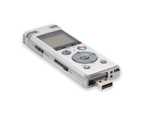 Olympus DM-770 — цифровой диктофон с голосовым гидом и рельефными кнопками