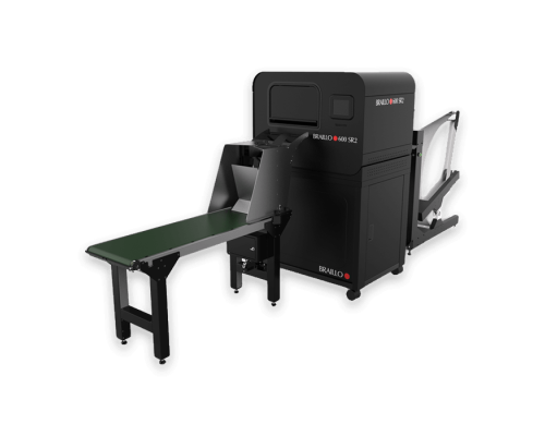 Braillo 600 SR2 — промышленный принтер Брайля на рулонной бумаге, 1800 страниц в час