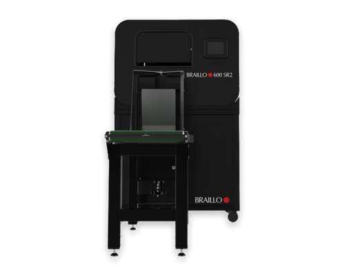 Braillo 600 SR2 — промышленный принтер Брайля на рулонной бумаге, 1800 страниц в час