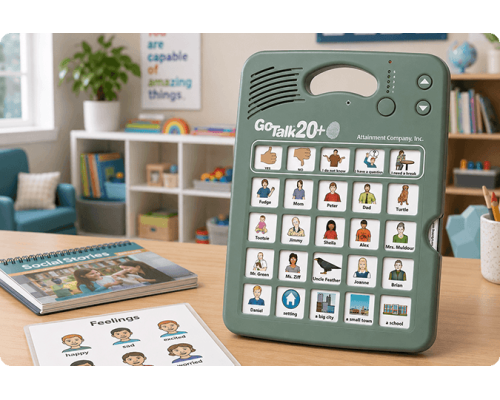 Комунікатор GoTalk 20+ Lite Touch — 105 повідомлень і кнопки в 5 разів чутливіші