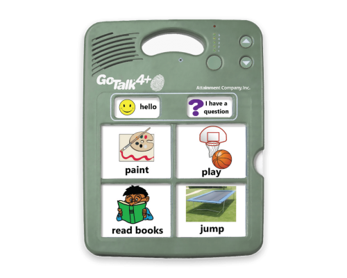 Коммуникатор GoTalk 4+ Lite Touch — 4 большие кнопки, 5 уровней и лёгкое нажатие